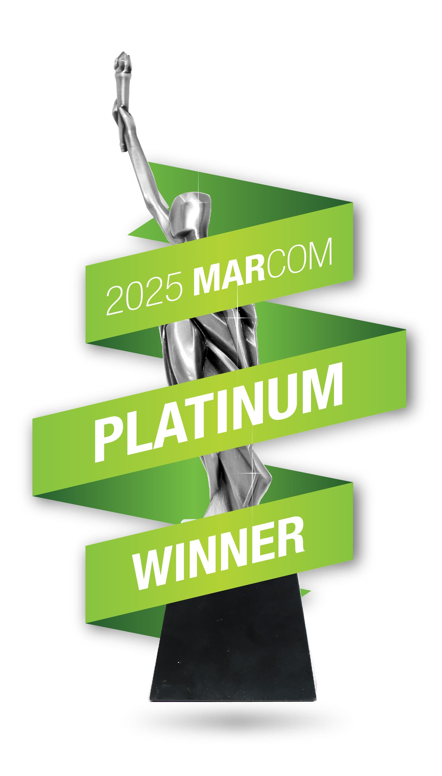 MarCom Awards 2025 Platinum Winner badge